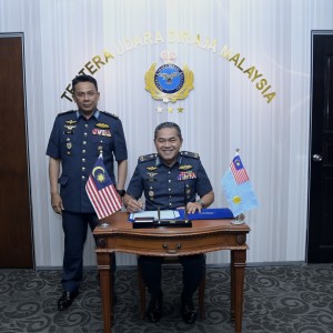 TIMBALAN PANGLIMA TENTERA UDARA TERIMA KUNJUNGAN HORMAT DARIPADA PANGLIMA OPERASI UDARA