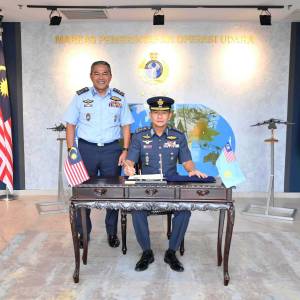 PANGLIMA OPERASI UDARA TERIMA KUNJUNGAN PERSARAAN MEJ JEN DATO’ TONG VENG LEONG TUDM