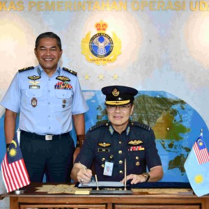 PANGLIMA OPERASI UDARA TERIMA KUNJUNGAN HORMAT DARIPADA PENGARAH LATIH MTU-BSM 