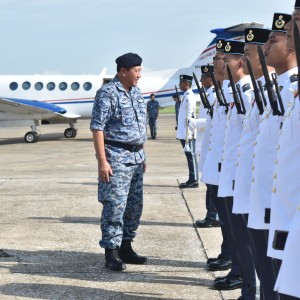 PEMERIKSAAN TAHUNAN PANGLIMA PENDIDIKAN DAN LATIHAN UDARA KE KOLEJ TENTERA UDARA