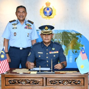 PANGLIMA OPERASI UDARA TERIMA KUNJUNGAN HORMAT DARIPADA PEGAWAI WARAN TUDM